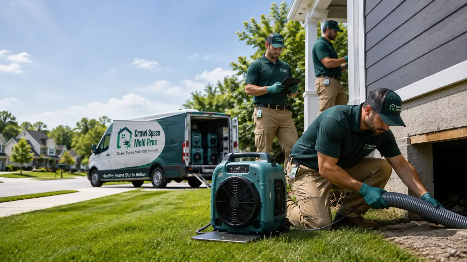 Crawl Space Mold Removal in Park City, MT